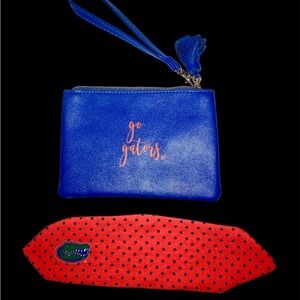 University of Florida Gators Wristlet and Ponytail Tie Set🧡💙